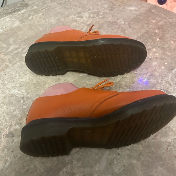 Dr. Martens Orange Leather Oxfords - Picture 14 of 15